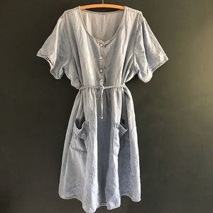 Large Denim Babydoll dress